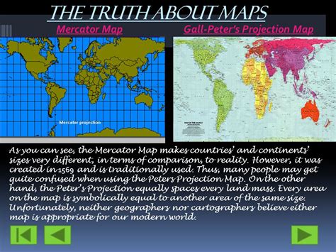 World Map Mercator Vs Peters Projection – Interactive Map