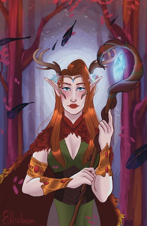 Critical Role Keyleth of the Air Ashari 11x17 Print - Etsy