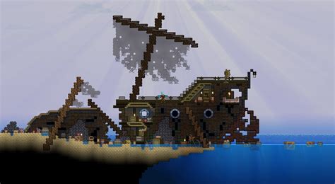 Crashed Pirate Ship | Pirate ships, Terraria and Ships