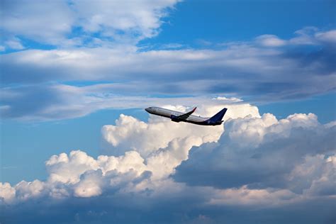 Airplane in the sky Royalty-Free Stock Image - Storyblocks