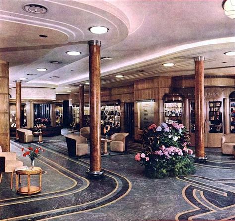 Pin by Doug Willis on Ocean Liners | Queen mary ship, Art deco interior, Queen mary