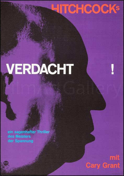 Suspicion Movie Poster 1967 RI German A1 (23x33) - Film Art Gallery