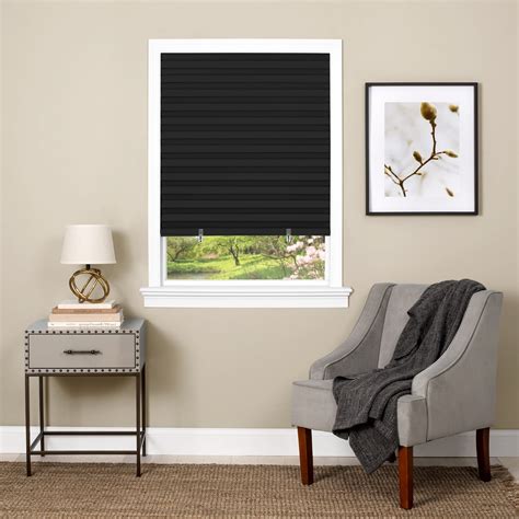 EZ-Shade Cordless Vinyl Room Darkening Pleated Window Shade - 48x75 ...