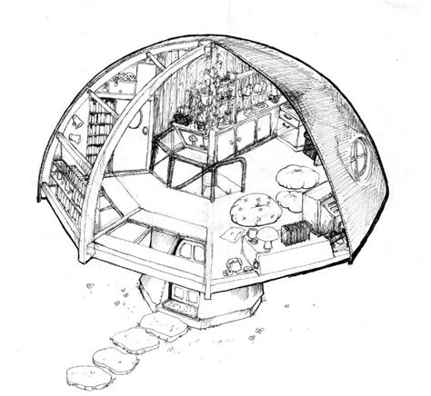 Mushroom House Design by dreddpiratebob on DeviantArt