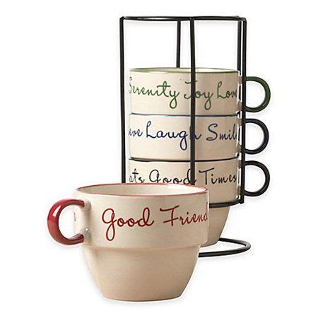 Stacking Coffee Mugs With Stand in 2020 | Mugs, Mugs set, Coffee mugs