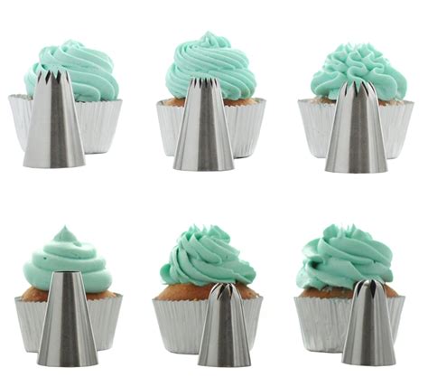 Buy Piping Tips Large Icing Tips Cake Decorating Large Piping Tips Set Cupcake Frosting Piping ...