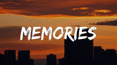 Maroon 5 - Memories (Lyrics) | One Direction, Justin Timberlake, The ...