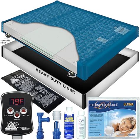 Amazon.com: 90% WAVELESS WATERBED Mattress/Liner/Digital Heater/PAD ...