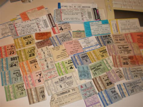 Classic Rock Concert Ticket stubs – KSHE 95