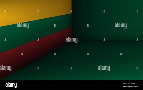 EPS10 Vector Patriotic background with Lithuania flag colors. An element of impact for the use ...