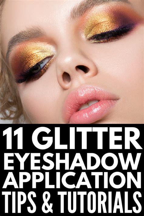 Glitter Glam 101! 11 Tips to Teach You How to Apply Glitter Eyeshadow ...