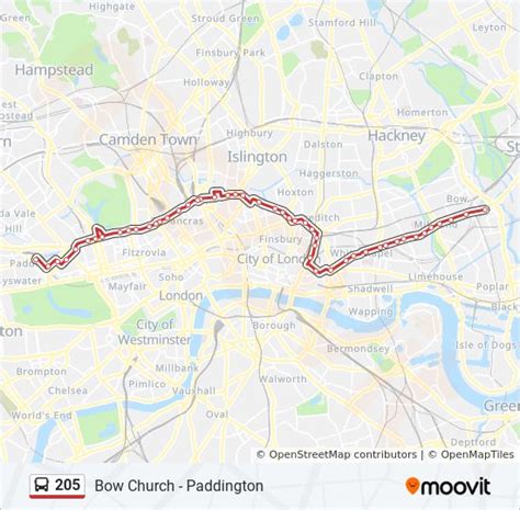 205 Route: Schedules, Stops & Maps - Paddington (Updated)