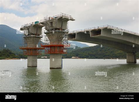 The Hong Kong-Zhuhai-Macau Bridge Construction North of Lantau Island ...