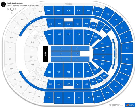 Capital One Arena Seating Charts for Concerts - RateYourSeats.com