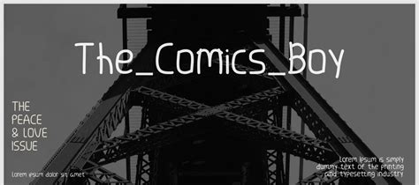 The_Comics_Boy Font Download | Free Font.Download