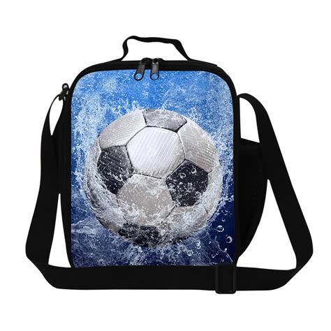 New arrival ball 3D printing insulated lunch bags pattern for children ...