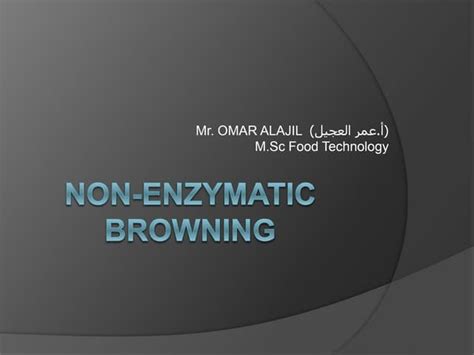 Enzymatic browning in foods