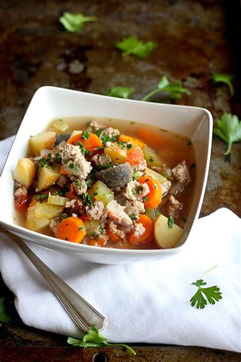 Slow Cooker Turkey & Potato Soup Recipe - Cookin Canuck