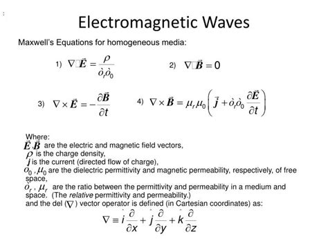 Electromagnetic Wave Equation Derivation Ppt - Tessshebaylo