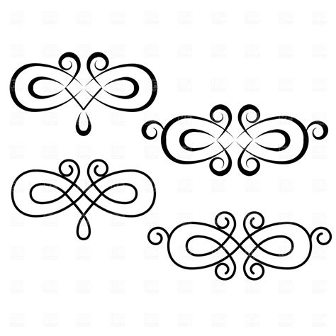 Elegant Swirl Designs Clip Art Elegant Swirls Clipart - vrogue.co