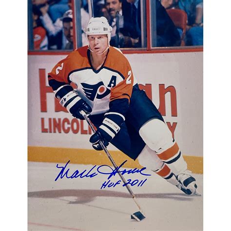 Mark Howe Autographed Philadelphia Flyers 11X14 Photo w/HOF 2011 ...