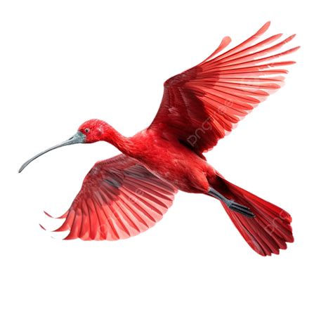 The Striking Scarlet Ibis Copy, Feathers, Beaks, Wings PNG Transparent Image and Clipart for ...