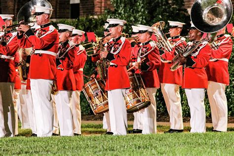 Part of the Marine Corps Band Photograph by William E Rogers - Fine Art America