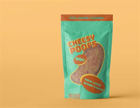 Rebranding: Cheesy Poofs on Behance