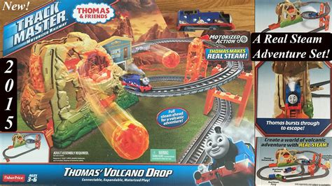 Thomas and Friends Toy Train Set-Trackmaster Real Steam Thomas' Volcano ...