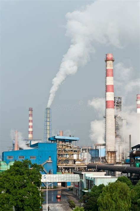 Factory pollution stock photo. Image of area, foundry - 27567194