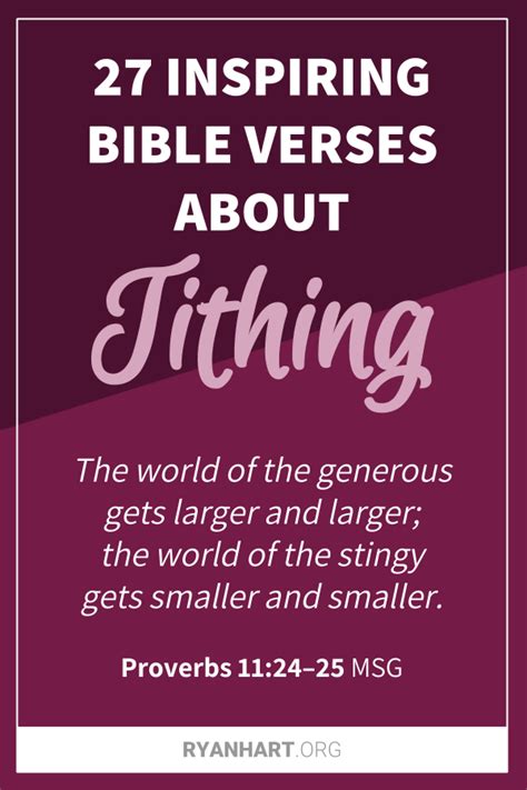 27 Inspiring Bible Verses About Tithing and Offerings | Inspirational bible verses, Bible verses ...