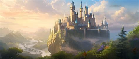 MagicalGlowingCastleWithCrystalClearTowersandEx 3 by Fiulo on DeviantArt