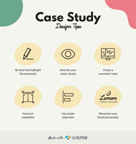 Case Study Design Tips Infographic Template | Visme