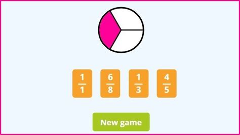 Identifying Fractions Games + Worksheets