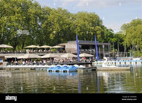 Aasee lake, Muenster, Germany Stock Photo - Alamy