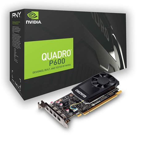 PNY Nvidia Quadro P600 Low Profile Video Card - PCI-Express 3.0 x16 ...