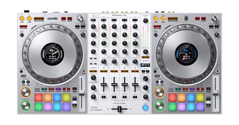 DDJ-1000SRT-W 4-channel performance DJ controller for Serato DJ Pro ...