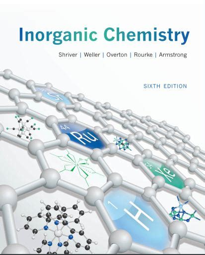 book Inorganic chemistry Sixth Edition Shriver,Weller,Overton ,Rourke ...