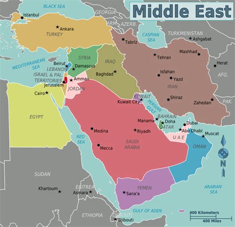 Albums 94+ Images Map Of Middle East Countries And Capitals Stunning 10/2023