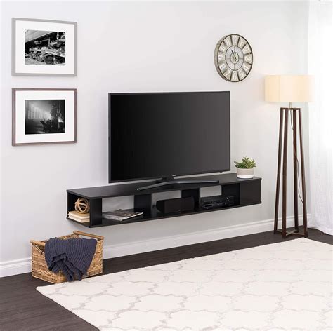 Modern Floating Tv Stand With Fireplace - img-solo