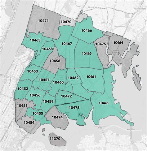 Bronx Zip Code Map – Jesus Week