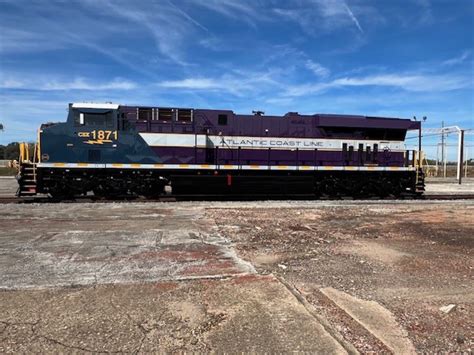 CSX has unveiled their next heritage unit: #1871 in the Atlantic Coast ...