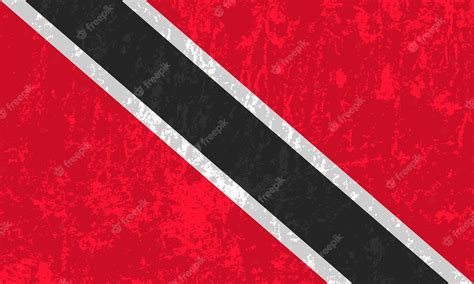 Premium Vector | Trinidad and tobago flag official colors and ...