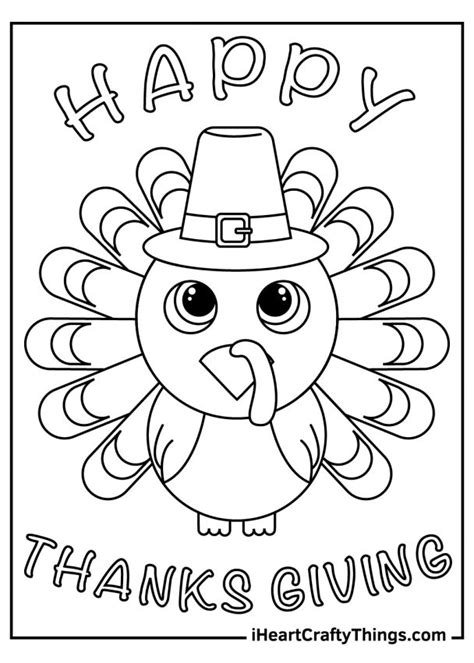 40 Turkey Coloring Pages (Free Printables For Thanksgiving)