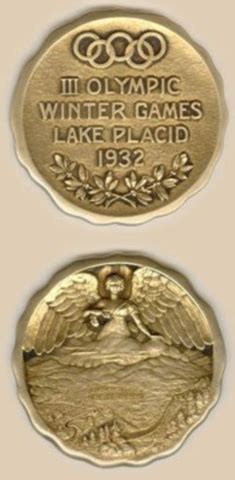 1932 Winter Olympics Gold Medal from Lake Placid Olympic Games | HockeyGods