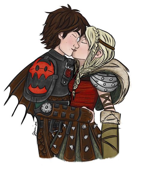 HTTYD 2 Hiccstrid Kiss by Jenni41 on DeviantArt