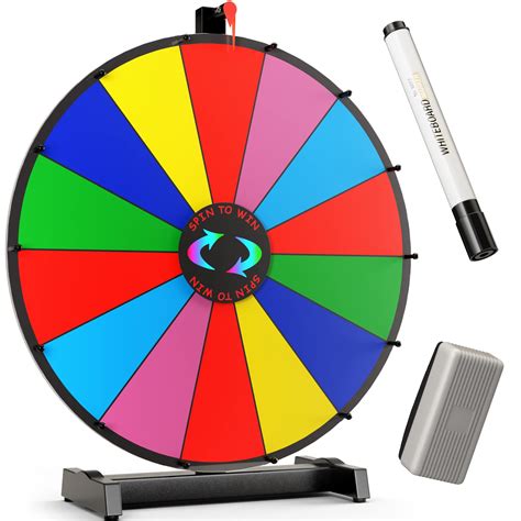 Buy 18 Inch Heavy Duty Spinning Prize Wheel - 14 Slots Color op ...