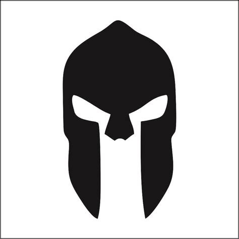 Black Spartan Head Logo - ClipArt Best