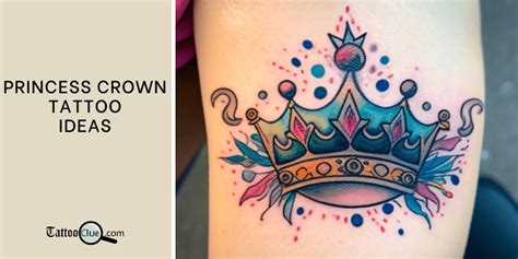 57 Princess Crown Tattoo Ideas - TattooClue.com