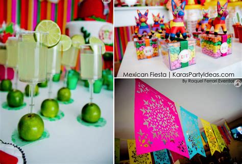 Kara's Party Ideas Mexican Fiesta Themed Family Adult Birthday Party Planning Ideas